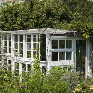 Bauanleitung Gewächshaus aus alten Fenstern