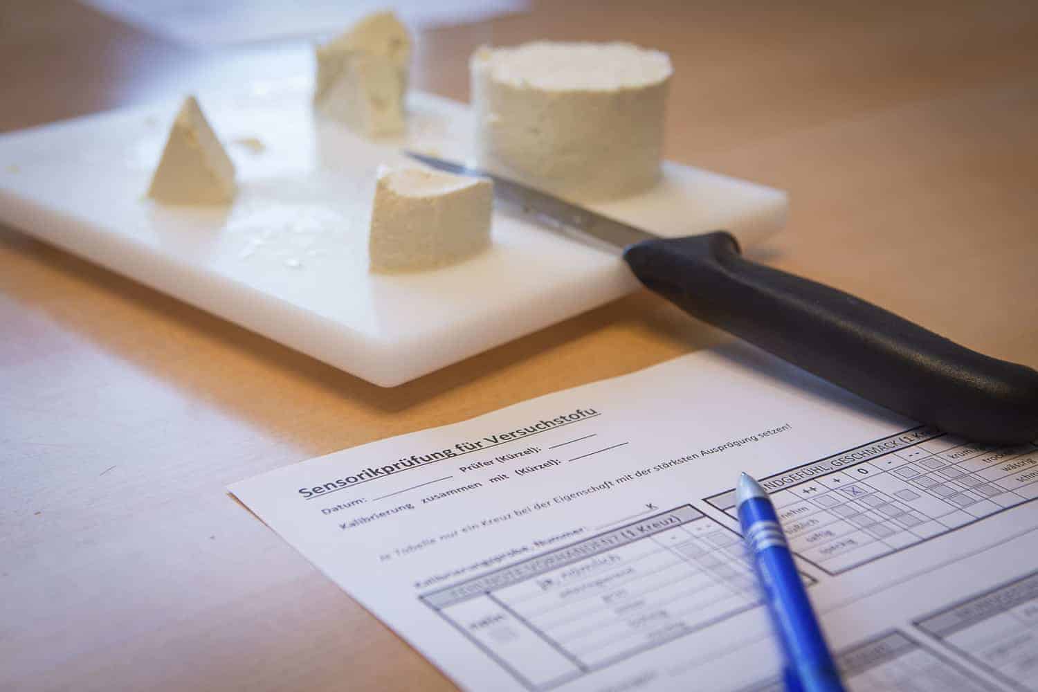 sensoriktest tofu