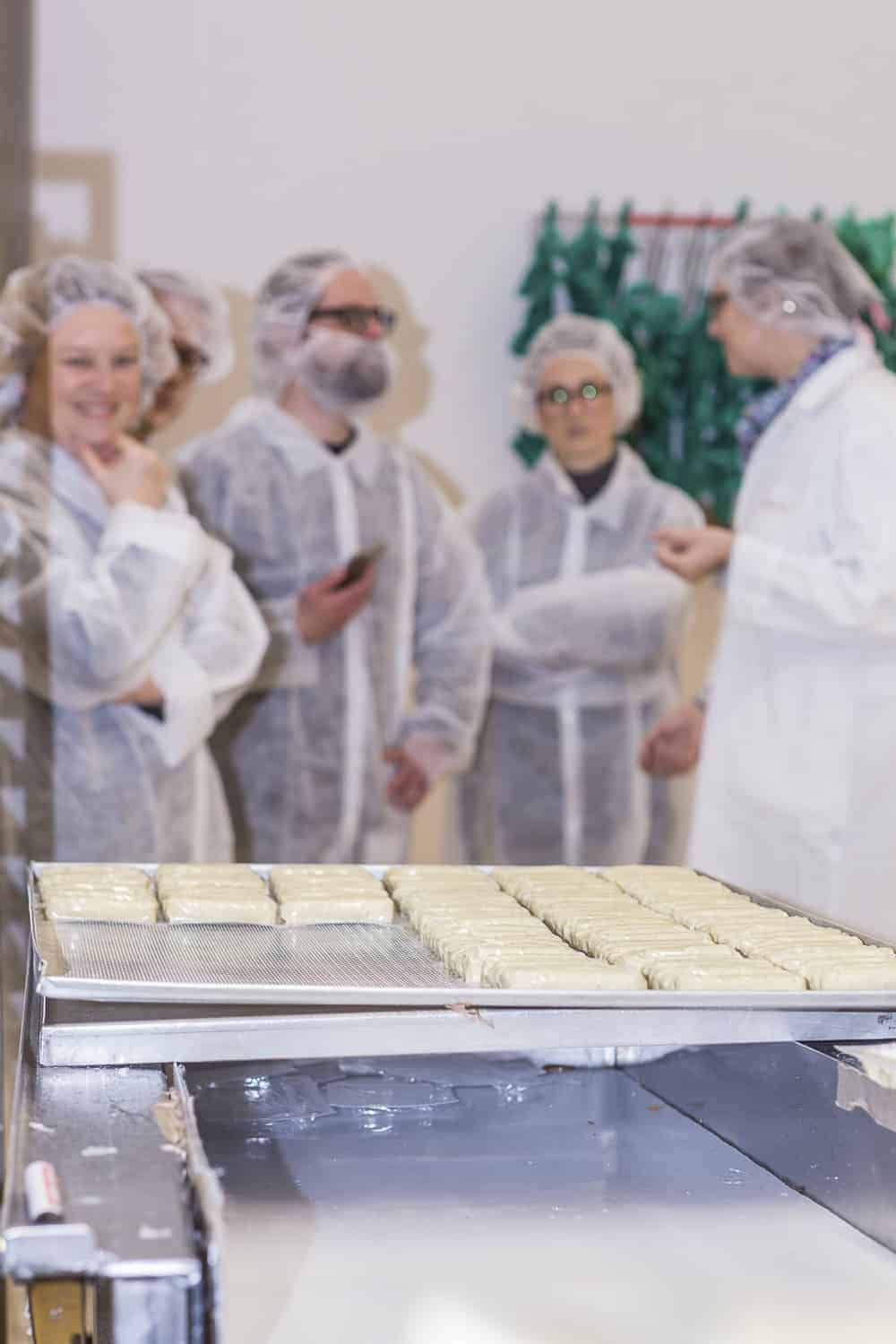 Besichtigung tofu Produktion