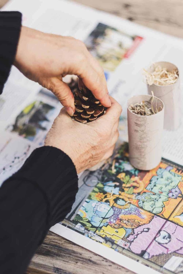 Grill und Kaminanzünder selber machen Zero Waste