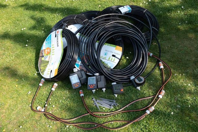 Garten automatisch bewässern Wasser und Zeit sparen