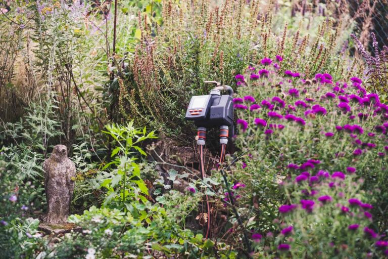 Automatische Gartenbewässerung Wasser und Zeit sparen