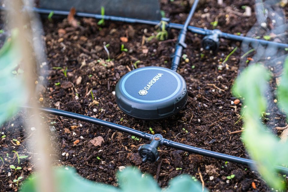 Bodenfeuchtesensor zur automatischen Bewässerung für Hochbeete